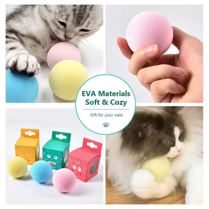 Youpin  Smart Cat Ball Toys Interactive Catnip Pets Playing Ball Cats Training Toy Pets Squeaky Supplies Products Toy Cats