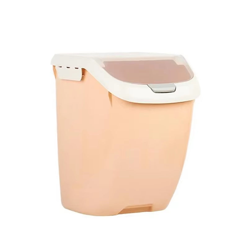 Plastic 6/10/15Kg Rice Grain Storage Box Sealed Moisture-Proof Large Pet Food Storage Container Mildew Anti-Oxidation