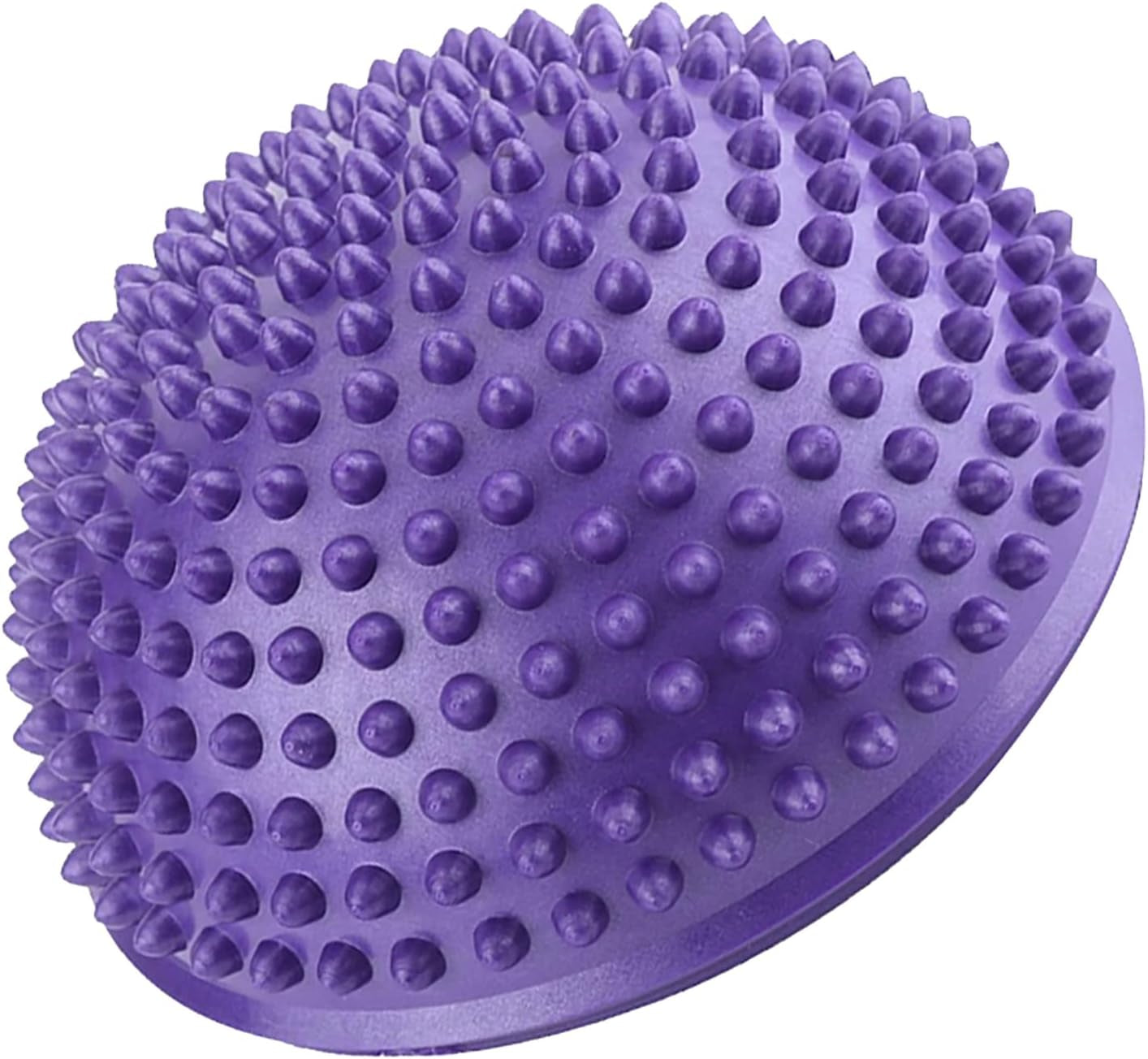 Foot Massage Ball, Anti-Slip Half Ball Massage Mat Exercise Balance Pods Spiky Point for Gym Yoga Pilates(Purple)