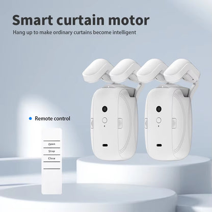 Smart for Home Curtain Opener Electronic Rome Track Curtain Motor Robot Remote Button Control Automatic Curtain Opener