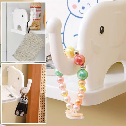 Bathroom Shelf Shower Storage Rack for Soap Shampoo Organizer Little Elephant Shelves No Drilling Cosmetics Holder Home Decor