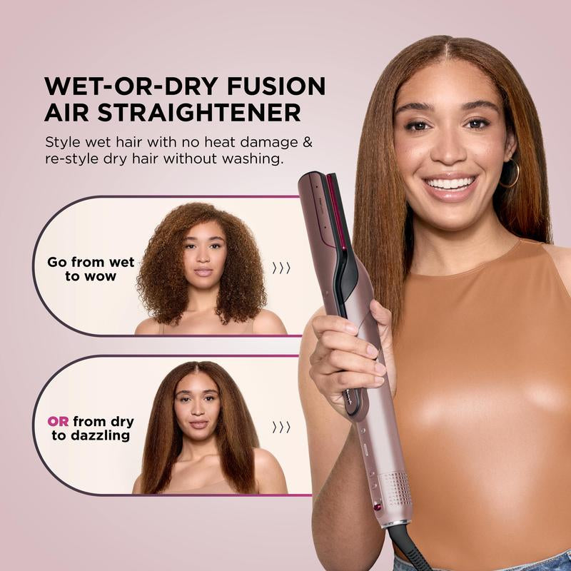 Shark Flexfusion Straight, Air + Ceramic Styling & Drying System for Straight & Wavy Hair + Scalp Shield Mode