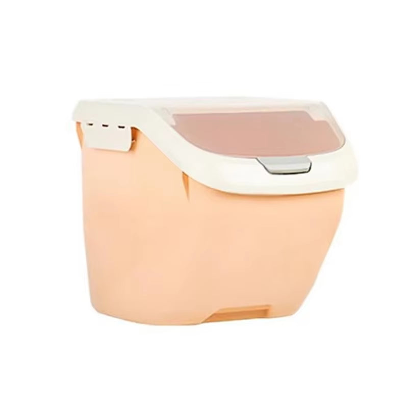 Plastic 6/10/15Kg Rice Grain Storage Box Sealed Moisture-Proof Large Pet Food Storage Container Mildew Anti-Oxidation