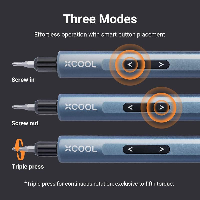 Xcool Mini Electric Precision Screwdriver Set for Computer and Watch Repair