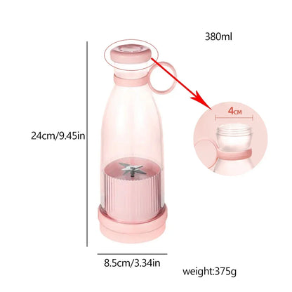 Fresh Juicer Portable Blender Rechargeable Blender Bottle Mixer Smoothie Blender Electric Orange Fruit Juice Extractor Machine