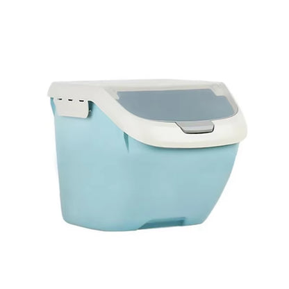 Plastic 6/10/15Kg Rice Grain Storage Box Sealed Moisture-Proof Large Pet Food Storage Container Mildew Anti-Oxidation