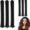 6 PCS Heatless Blowout Hair Curlers, Heatless Hair Curlers for Overnight Curls, Flexi Rods for Heatless Curls, No Heat Hair Curlers to Sleep In,Curling Rod Curlers for Long Hair